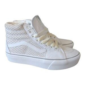Vans White High-Top Sneakers